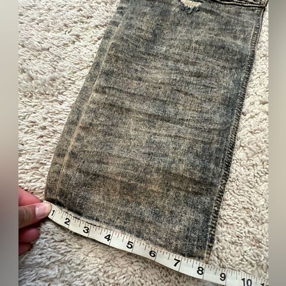 Rock Revival Moto Biker Distressed Tapered Leg Jeans “Elliot” - Picture 11 of 12